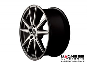 Jaguar XJ Custom Wheels by Fondmetal - Matte Titanium Machined